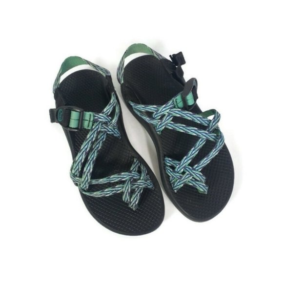 Chaco Shoes - Chaco Women's Blue Green Outdoor ZX2 Sandal Size 6